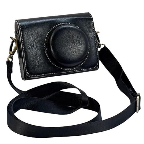 SZHSYJY ZV-1F Case,Camera Case for Sony ZV-1F/ ZV-1 II/ZV-1M2 Digital Camera,Digital camera PU leather storage bag with removable shoulder strap.