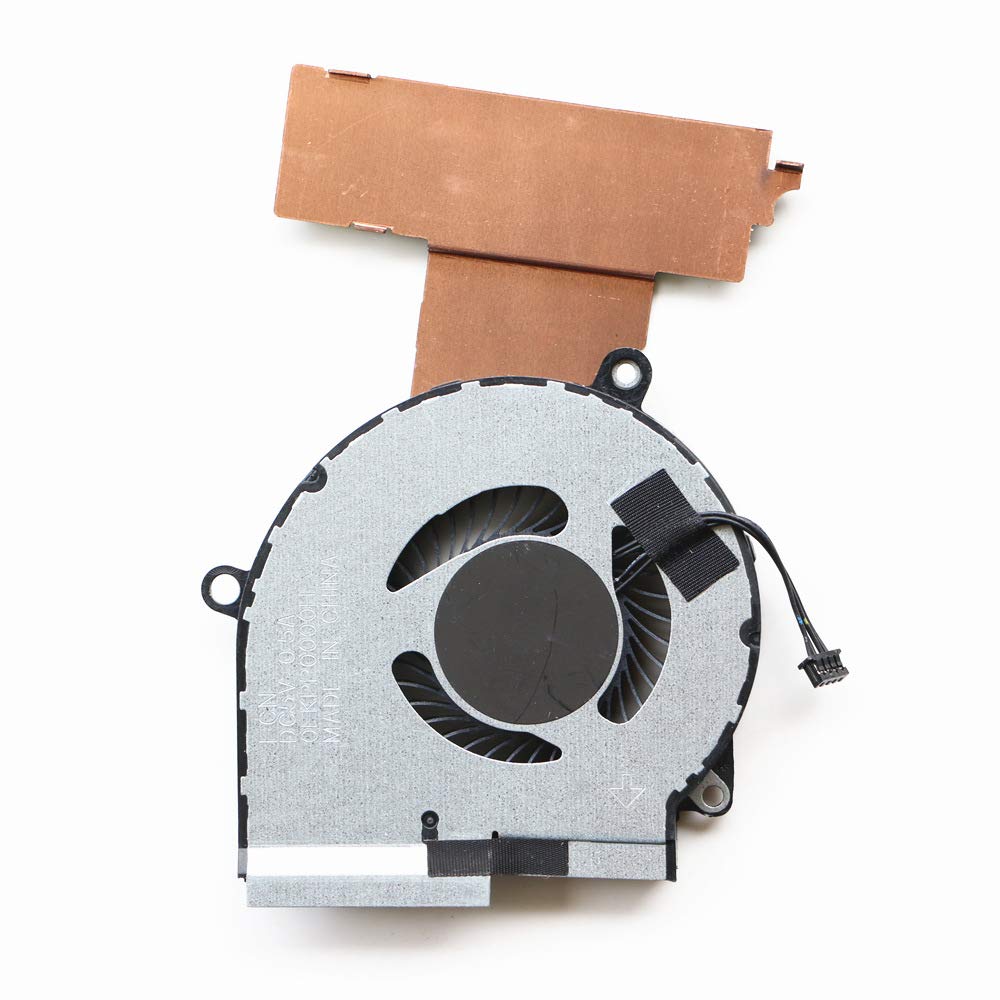 Z-one Fan Replacement for HP Omen 15-DC Series CPU Cooling Fan 4-Wires 4-pins L30204-001