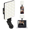 Selfie Light Portable Phone Light, Eagerey 60 LED Rechargeable Fill Lights with Front & Back Clip, CRI 95, 3 Modes, Clip on Lights for TikTok