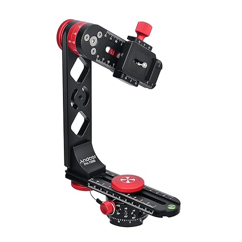 Andoer PH-720B 720° Gimbal Head Panoramic Head Aluminium Alloy with Ball Head Quick Release Plate Carry Bag Max Load 22lbs for Nikon for Sony DSLR