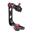 Andoer PH-720B 720° Gimbal Head Panoramic Head Aluminium Alloy with Ball Head Quick Release Plate Carry Bag Max Load 22lbs for Nikon for Sony DSLR