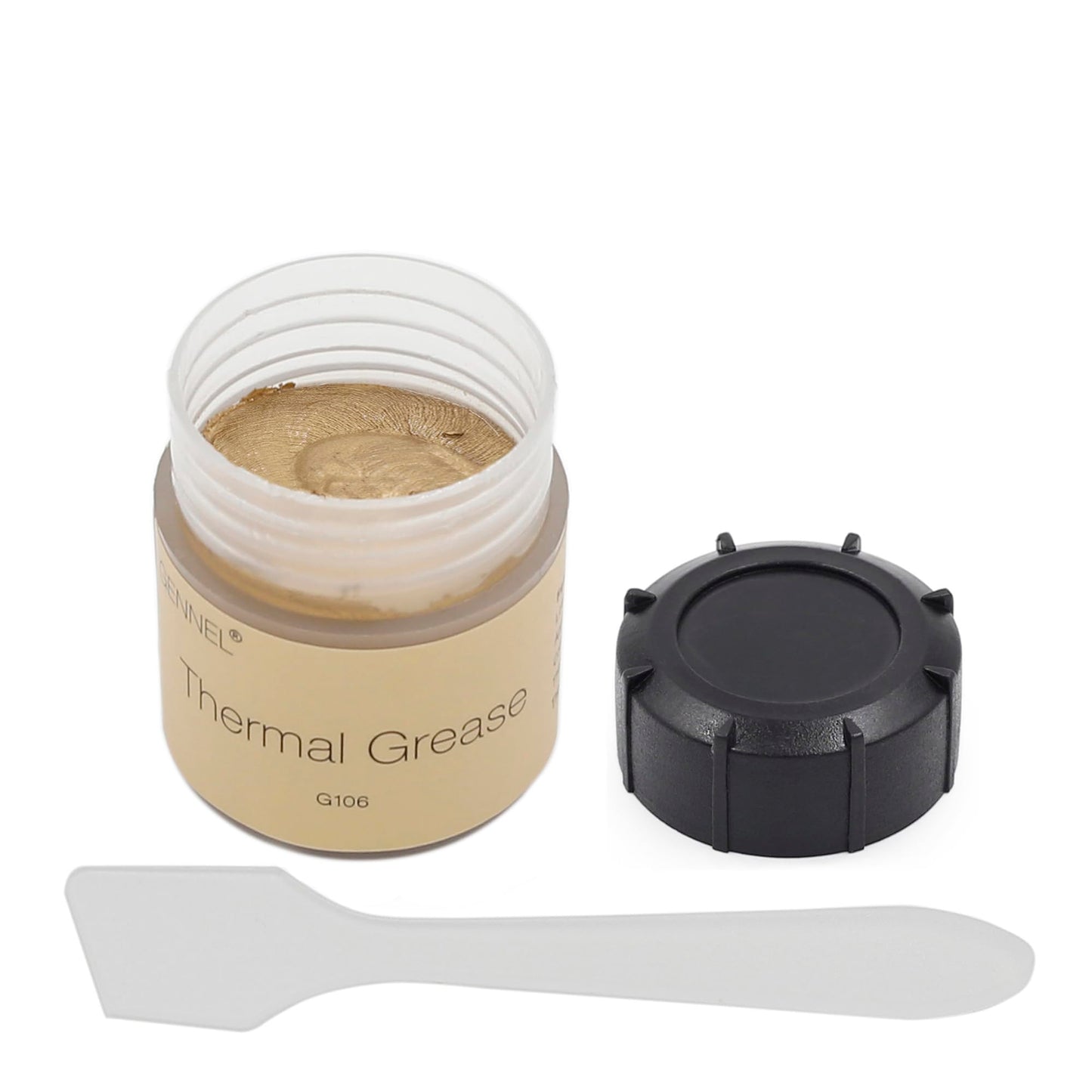 GENNEL G106 20g Gold Thermal Paste, Thermal Grease Compound, Heatsink Paste for CPU Coolers GPU Processor PS4 PS5 Ovens Chipset Cooling, High