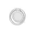lenoup Glitter Bling Bling Phone Ring Holder,Sparkle Phone Ring Kickstand, Cell Phone Finger Ring Grip for Almost All Phones/Pad(Silver)