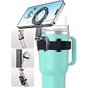 eSamcore for Stanley Cup Magnetic Phone Holder for Magsafe, Foldable Water Bottle Accessories Cellphone Stand Fit for iPhone, Universal Mount