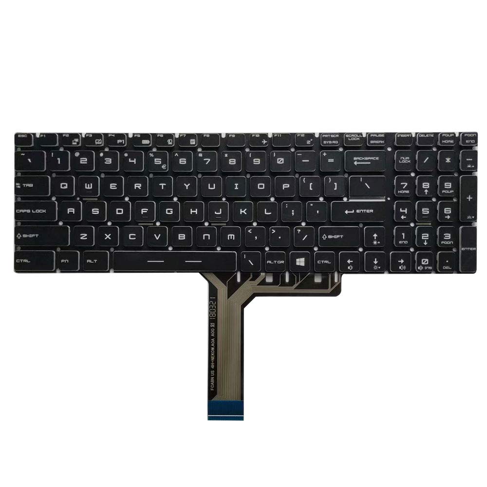 New Laptop Replacement Keyboard Fit MSI GE62-6QF GE62-6QE GE62-6QC GE62-6QL GE62-6QD US Layout
