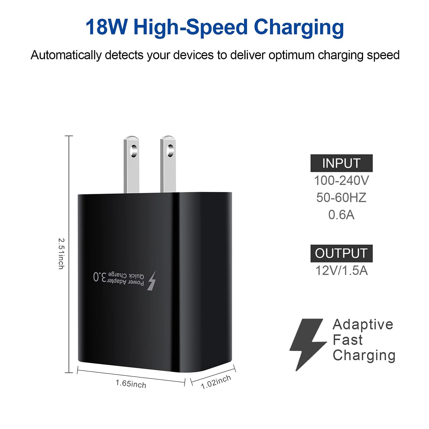 Car Charger Fast Charging Type C for Samsung Galaxy S25FE A17 A16 5G A36 A26 A23 A56 A35 A55 A54 A53 A07 A24 A25 S24FE S24 Ultra S25 Plus S23, 6FT USB