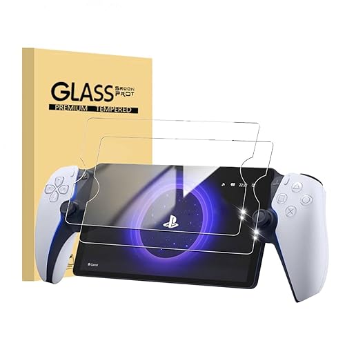 HCHNH ???????????????? Screen Protector for Playstation Portal - 2 Pack PS5 Portal Portable Tempered Glass Screen Protector Accessories (Real Machine Mold