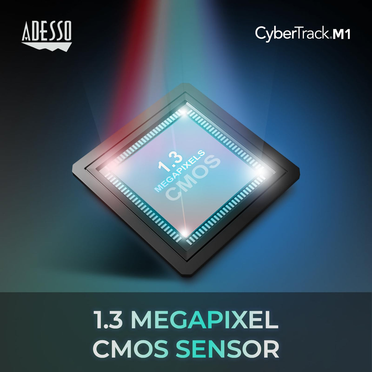 Adesso CyberTrack M1 1080P USB Webcam, 305° Auto Tracking
