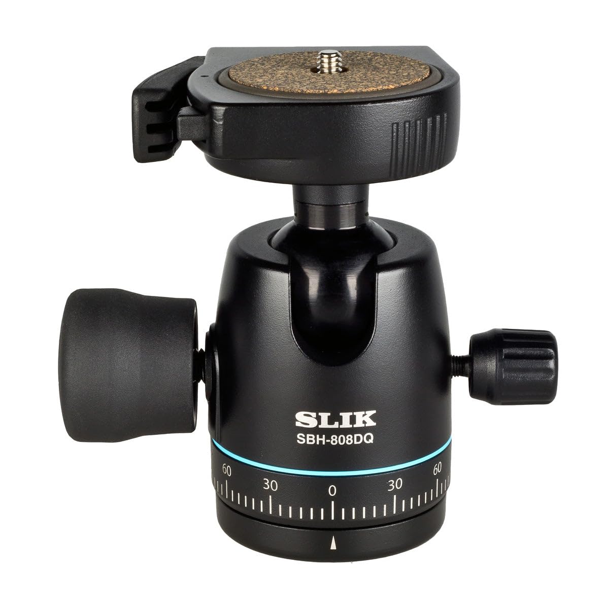 SLIK SBH-808DQ Ball Head with QR Plate, Black (618-758)