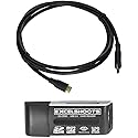 Excelshoots HDMI Cable for Canon EOS 90D Camera, High-Speed 4K Mini HDMI to HDMI Cable for Canon EOS 90D DSLR Camera, 6 Feet Gold Plated.