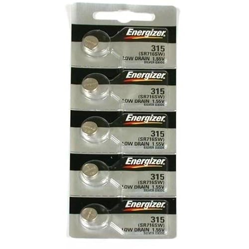 5 315 Energizer Watch Batteries SR716SW Battery New