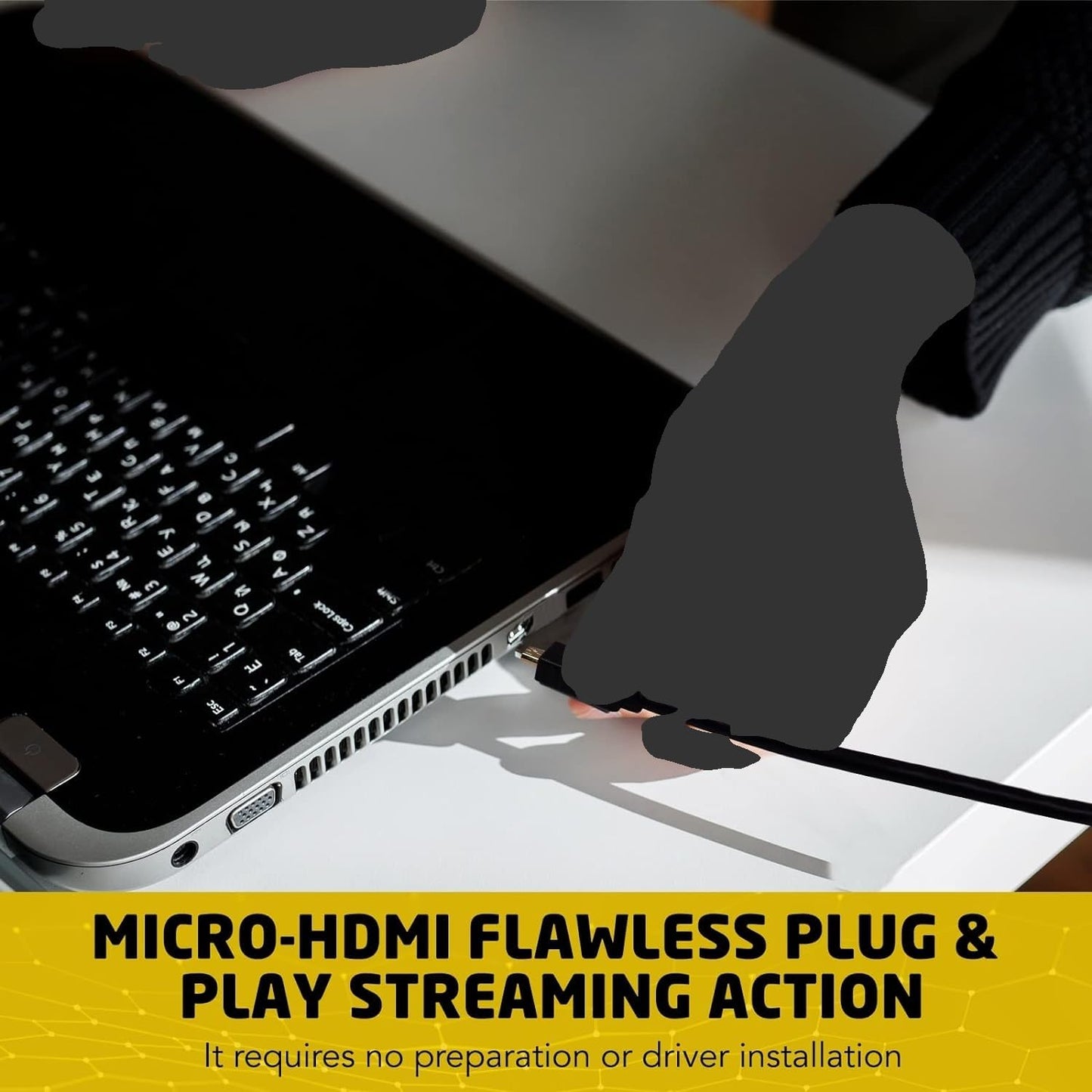 BRENDAZ 4K Micro HDMI to HDMI Cable, 18Gbps Compatible with FUJIFILM X-T5, X-T30 II, X-S20 Mirrorless Camera. (6-Feet)
