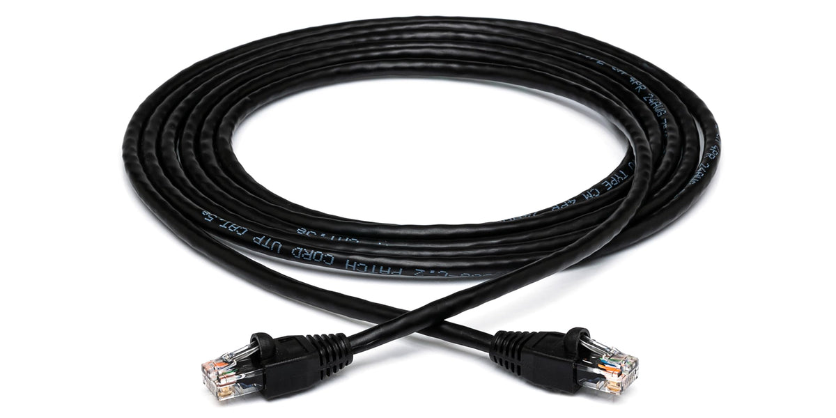 Hosa CAT-550BK Cat 5e Cable, 50 Foot