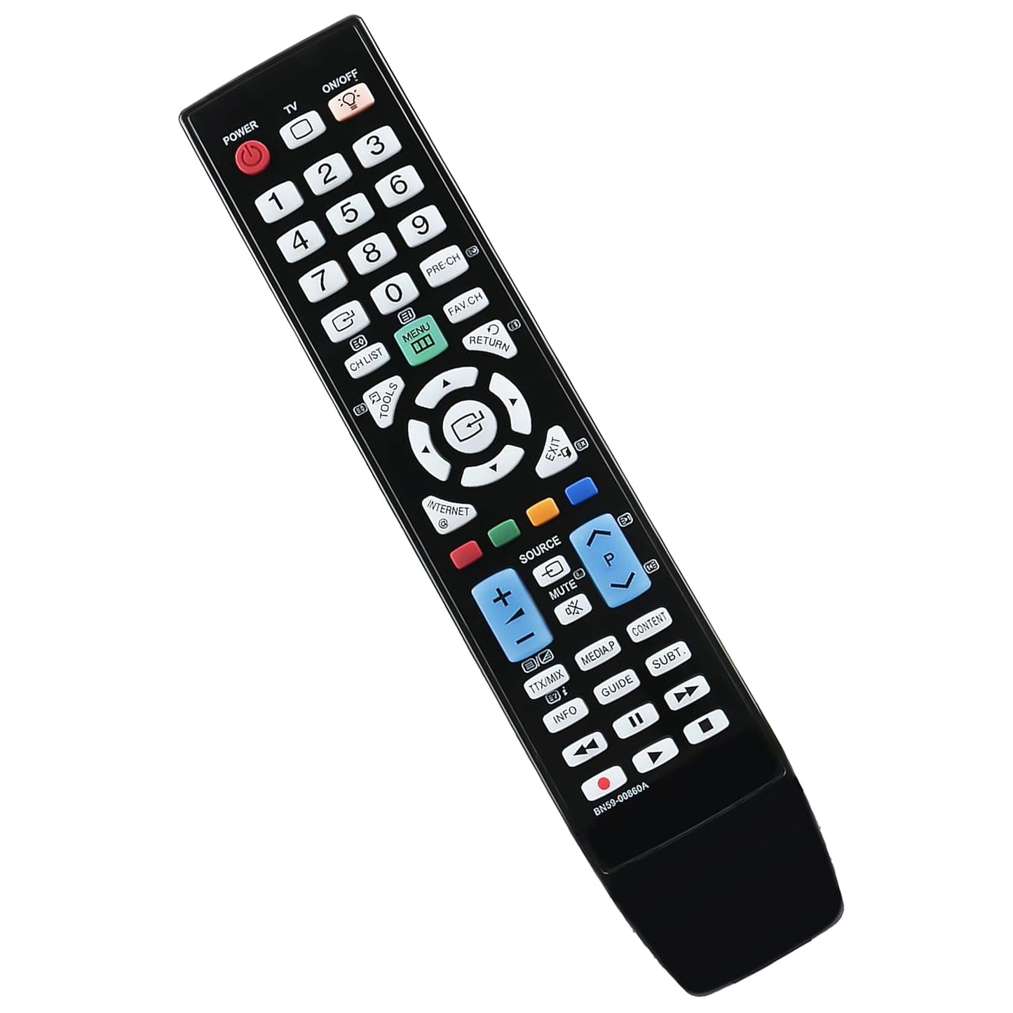 BN59-00860A Replace Remote Control Applicable for Samsung TV LN52B750 LN65B650 UE46D6510 UN32EH4500 UN46ES6100F UN32EH5300 LN40B750U1F LN46B750U1F