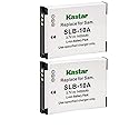 Kastar 2-Pack SLB-10A Battery Replacement for Samsung WB800F, WB850F, WB1000, WB1100F, WB2100, ES50, ES55, ES60, EX2F, HMX-U10, HMX-U20, HZ10W, HZ15W