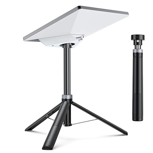 XMoving Starlink Mini Tripod, Portable Tripod Stand Mount with Aluminum Tripod Adapter, Compatible with New and Old Starlink Mini Models for Outdoor