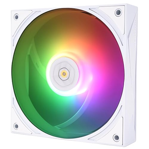 Thermalright TL-H12W-X28-S ARGB Computer Case Fan-2150RPM,Quiet CPU Fan,28mm Thickness Cooling Fan ARGB,Desktop CPU Cooler Fan,Compatible