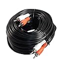 Your Cable Store 75 Foot RCA Audio Cable 2 Male to 2 Male
