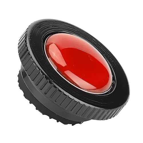 Acouto Quick Release Plate Mini Aluminium Alloy Camera Round Quick Release Plate Head 1/4 inch Screw for Compact Action Tripod Mounts Clamps Red
