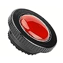 Acouto Quick Release Plate Mini Aluminium Alloy Camera Round Quick Release Plate Head 1/4 inch Screw for Compact Action Tripod Mounts Clamps Red