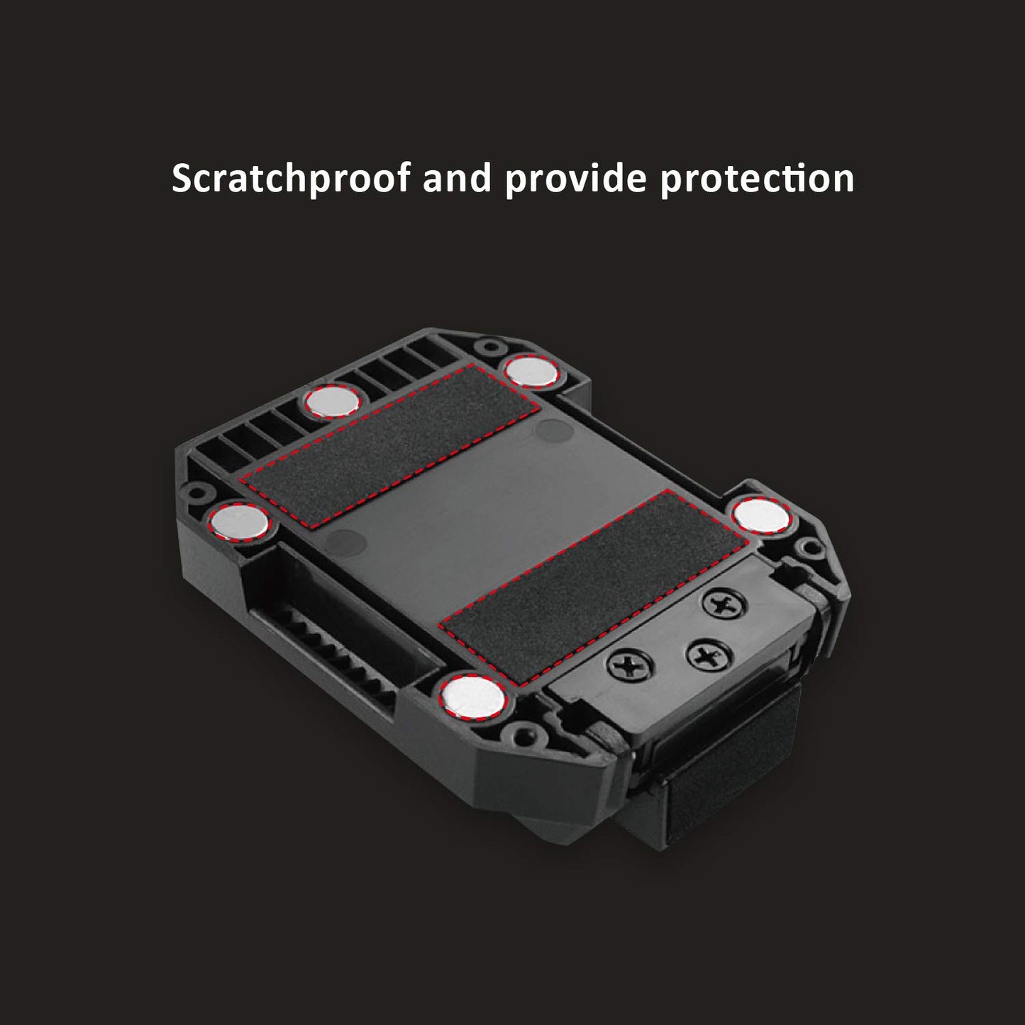Enermax Magnetic Mounting Headset Holder with Metal Protection Foam, Provides up to 1 kg/2.2 lbs, Compatible with Computer/Gaming Headsets, Headphone