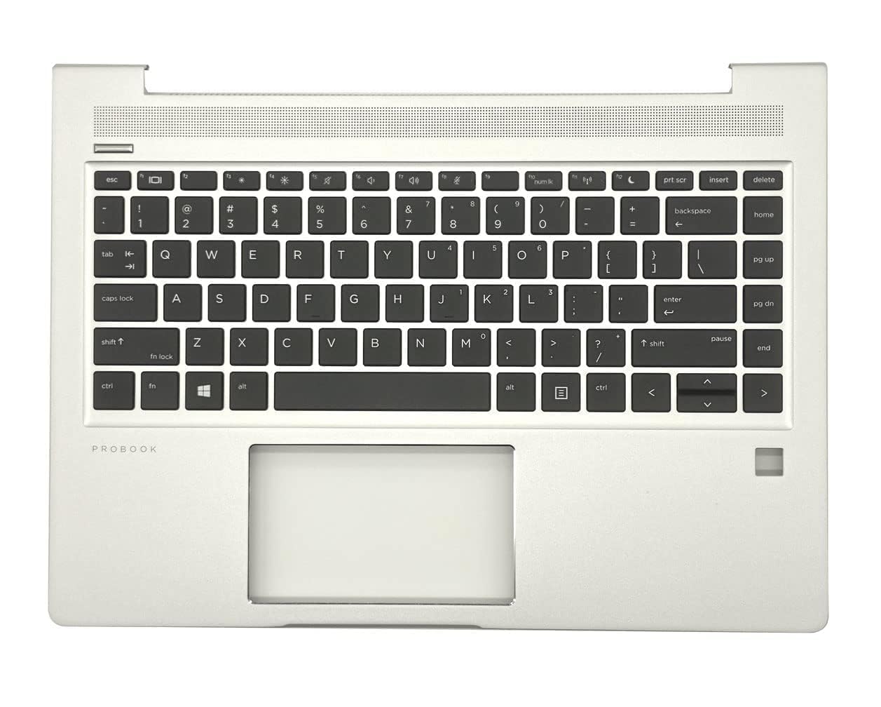 RenBang Tech Replacement for HP Probook 440 445R G6 440 445 G7 Laptop Upper Case Palmrest with Non-Backlit Keyboard Assembly L44589-001 L65225-001