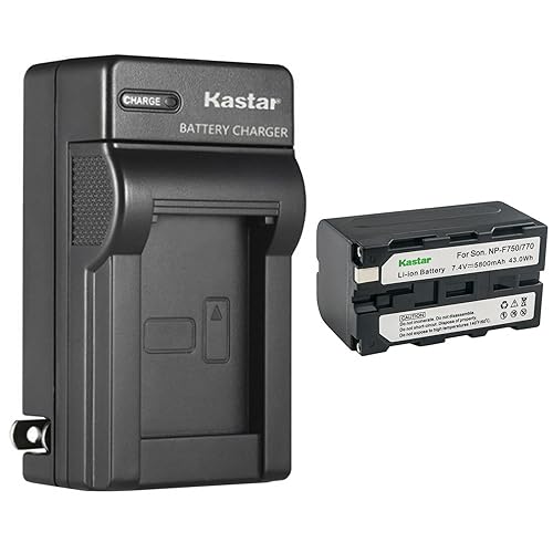 Kastar 1-Pack Battery and AC Wall Charger Replacement for Sony DCR-TRV58 DCR-TRV620 DCR-TRV7 DCR-TRV720 DCR-TRV735 DCR-TRV820 DCR-TRV9 DCR-TRV900