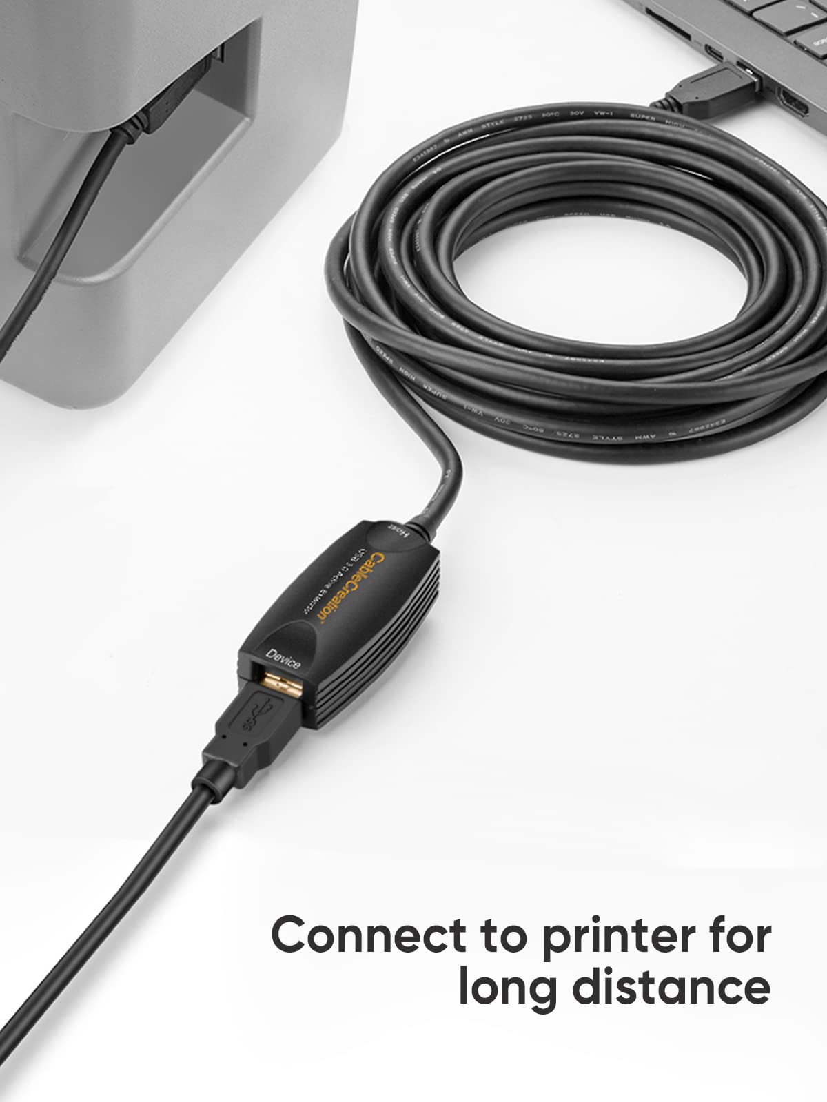 CableCreation Active USB 3.0 Extension Cable 16.4 FT, USB 3.0 Extender Male to Female Cord with Signal Booster Compatible with Oculus Quest 2, Rift