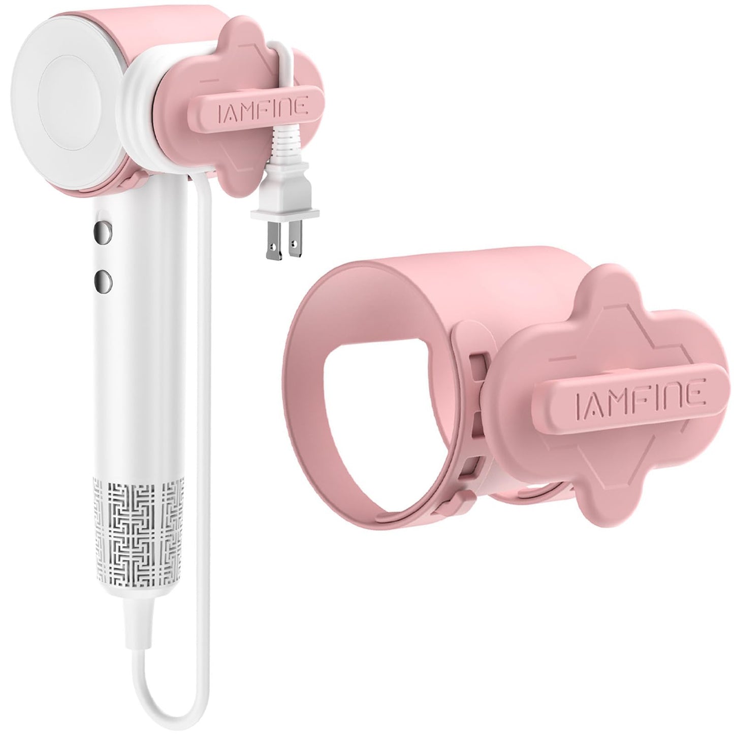 Cord Organizer Strap for Hair Dryer, Innovative Hair Dryer Cord Adjustable Organizer Straps, Soft Silicone Winder Organizer Wire Wrapper, Compatible