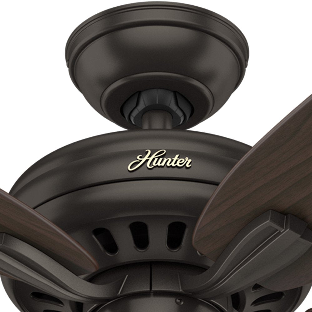 Hunter Fan 52 inch Ceiling Fan in Premier Bronze with 5 Dark Walnut Reversible Blades (Renewed)