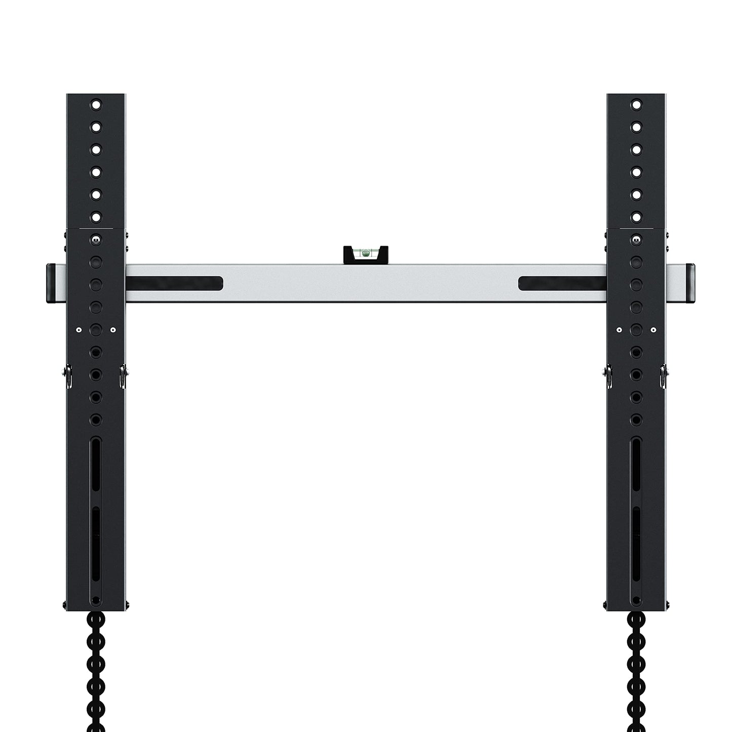 AVF JXPL601-A Super Slim TV Wall Mount w Advanced Tilt. Silver, Black. Fits 37", 39", 40", 42" 43", 46", 47", 50", 52", 55", 58", 60", 65", 70", 75"
