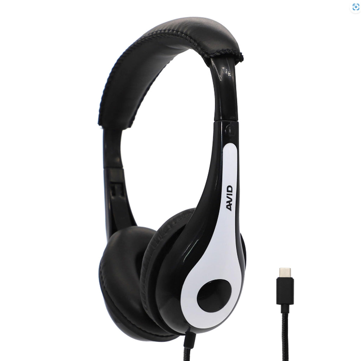 Avid Products AE-35 Headphone, USB-C Plug, White