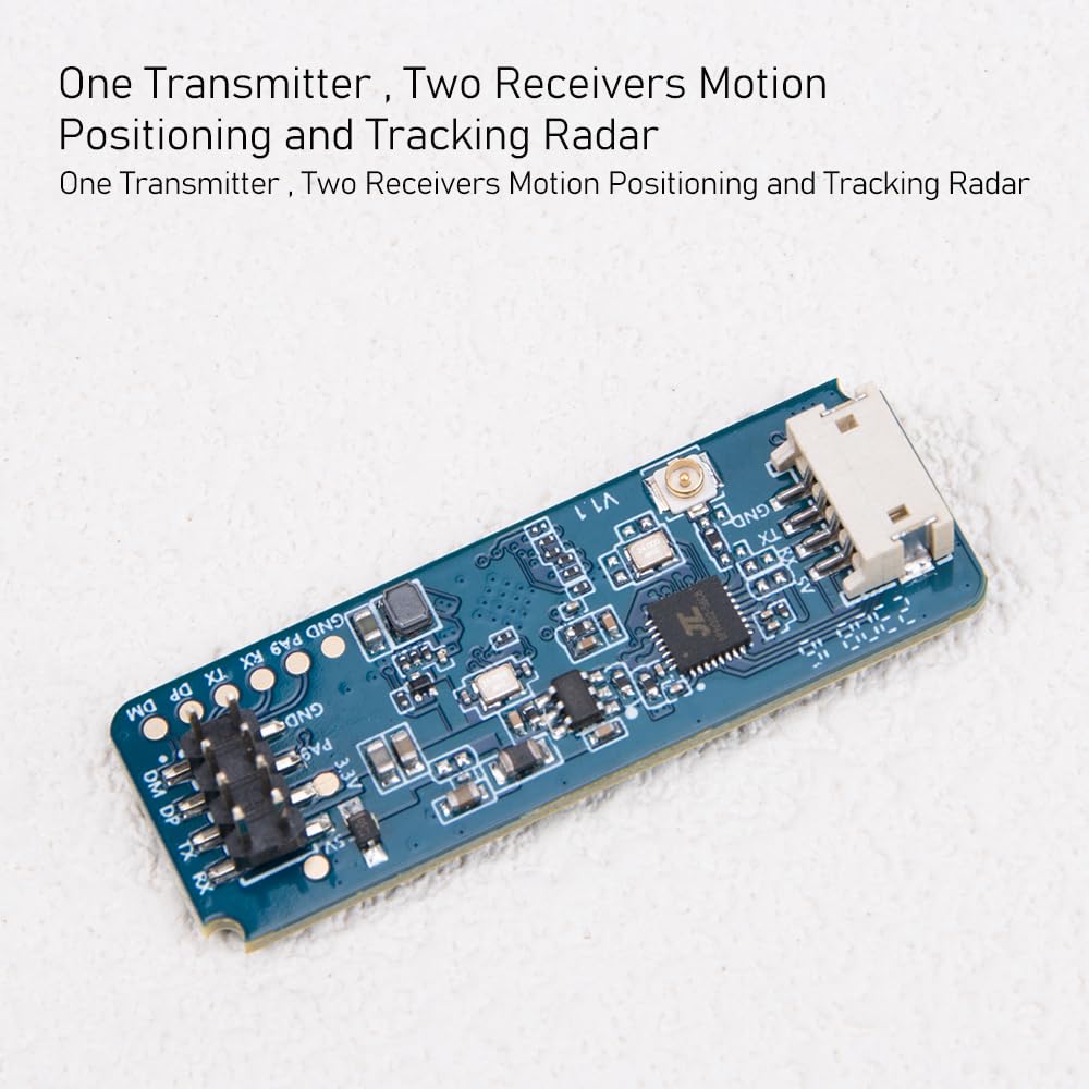 ZORZA 1Pcs High-Precision 24G Radar Sensor Module HLK-LD2450 Smart Human Presence & Motion Detection Module for Home Office and Hotel 5V Operation Up