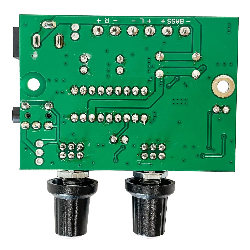 Digital 2.1 Channel Subwoofer Amplifier Board 6W+6W+25W Pure Bass, Mini DC12V-15V TDA1517P HiFi Stereo Audio Power Amplifier Dual Channel Amp Module