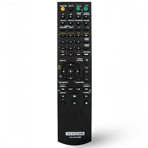 Replacement Remote Control Fit for RM-AAU060 STR-KS360 STR-KS360S STR-V505 STR-DG500 STR-DG600 STR-K1600 SA-WFS3 HT-SS360 for Sony AV System Receiver