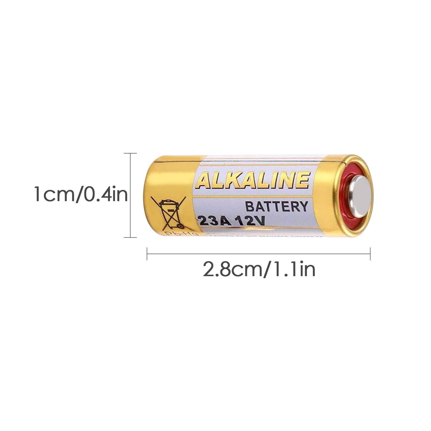 SuperPower A23 23A 8LR23 21/23 GP23 MN21 23GA Battery 12V Alkaline Battery (10 Batteries)