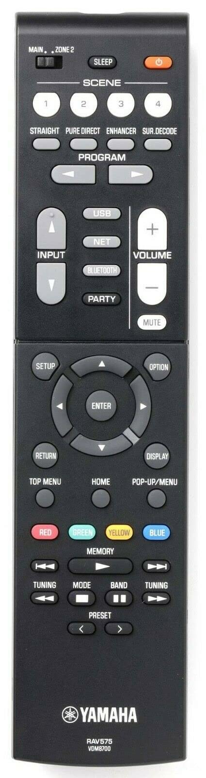 NTQinParts Replacement Remote Control Controller for Yamaha YHT-5960U Home Theater System