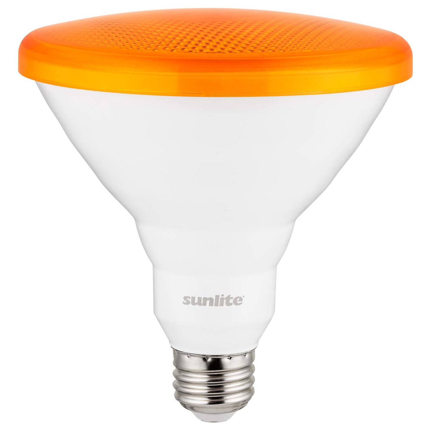 SUNLITE 41433-SU LED Orange PAR38 Spot Bulb 12 Watts, Medium (E26) Base, 35° Flood Beam, Decorative, Holiday Lighting, Turtle + Wildlife Friendly, ETL