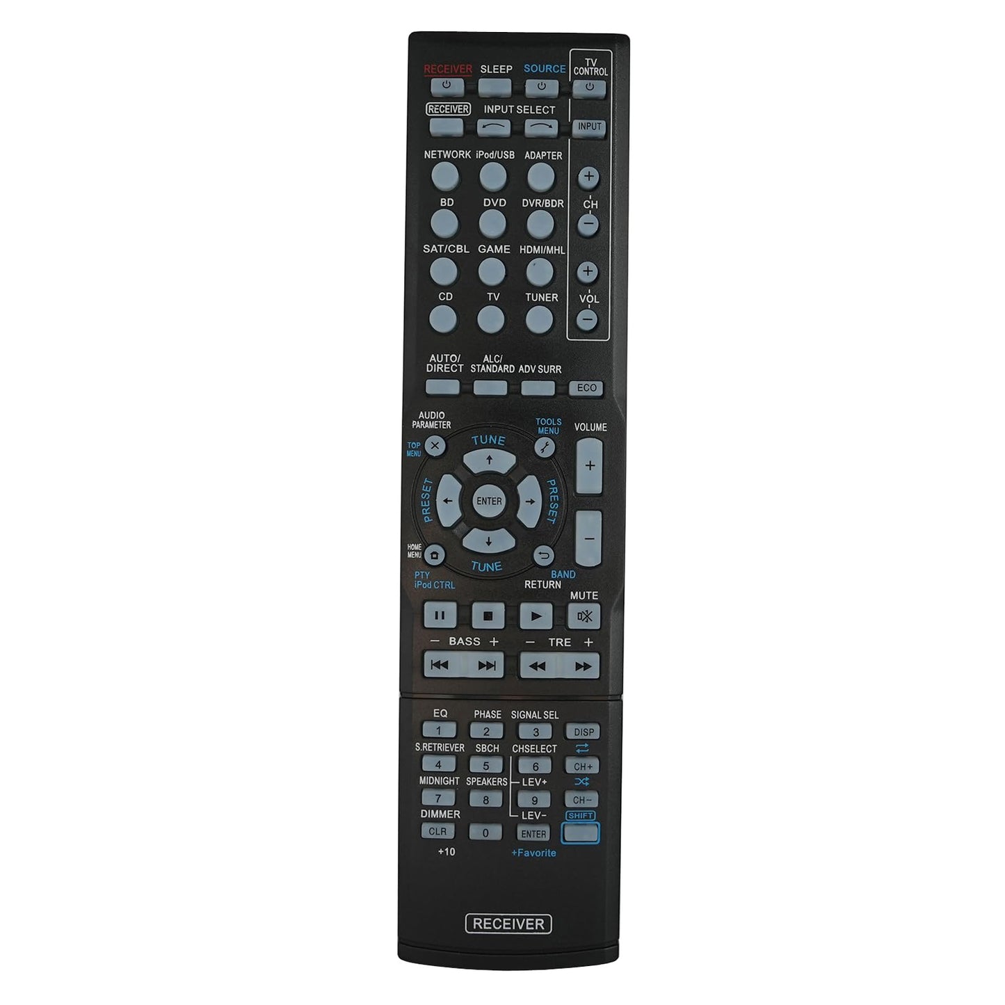 Replacement Remote Control for Pioneer AXD7596 AXD7661 VSX-1022 VSX-70 VSX-1017TXV-K 7.1-Channel Home Theater AV A/V Receiver System