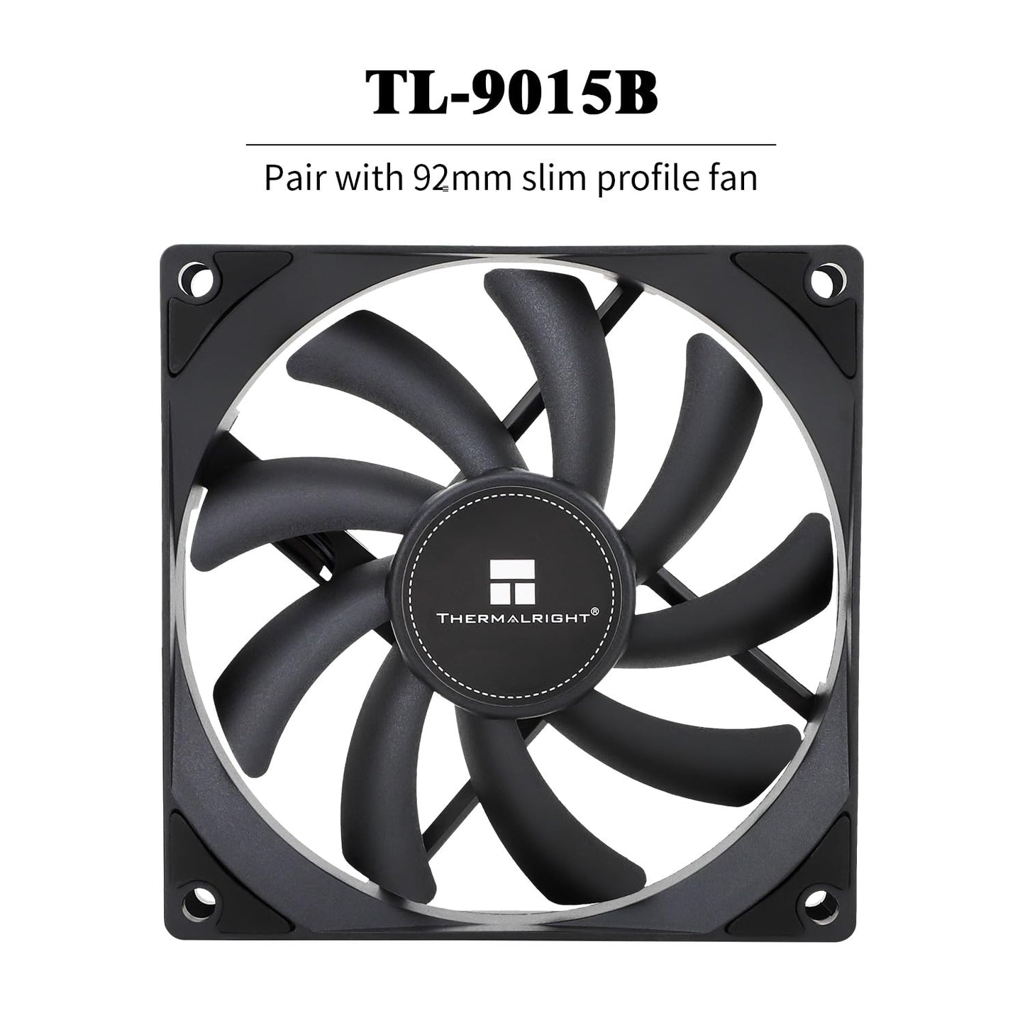 Thermalright AXP90 X36 Black Low Profile CPU Cooler, with 92mm TL-9015B Slim PWM Fan, ITX CPU Cooler, AGHP Technology, 36mm Height,for AMD AM4