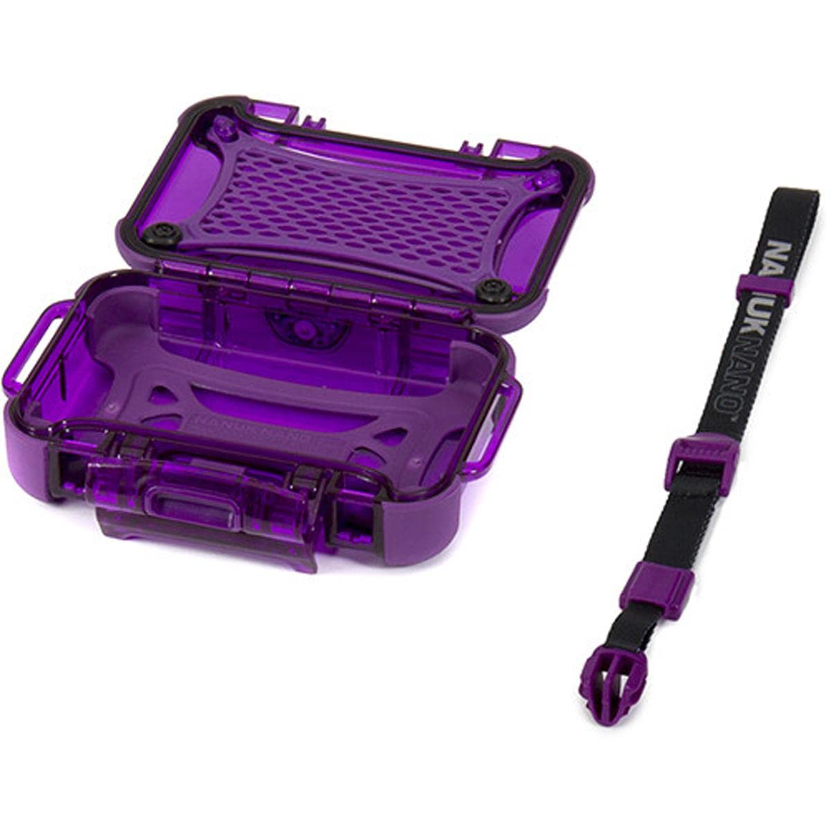 Nanuk 310-0013 Nano Series Waterproof Small Hard Case for Phones, Cameras and Electronics (Purple)