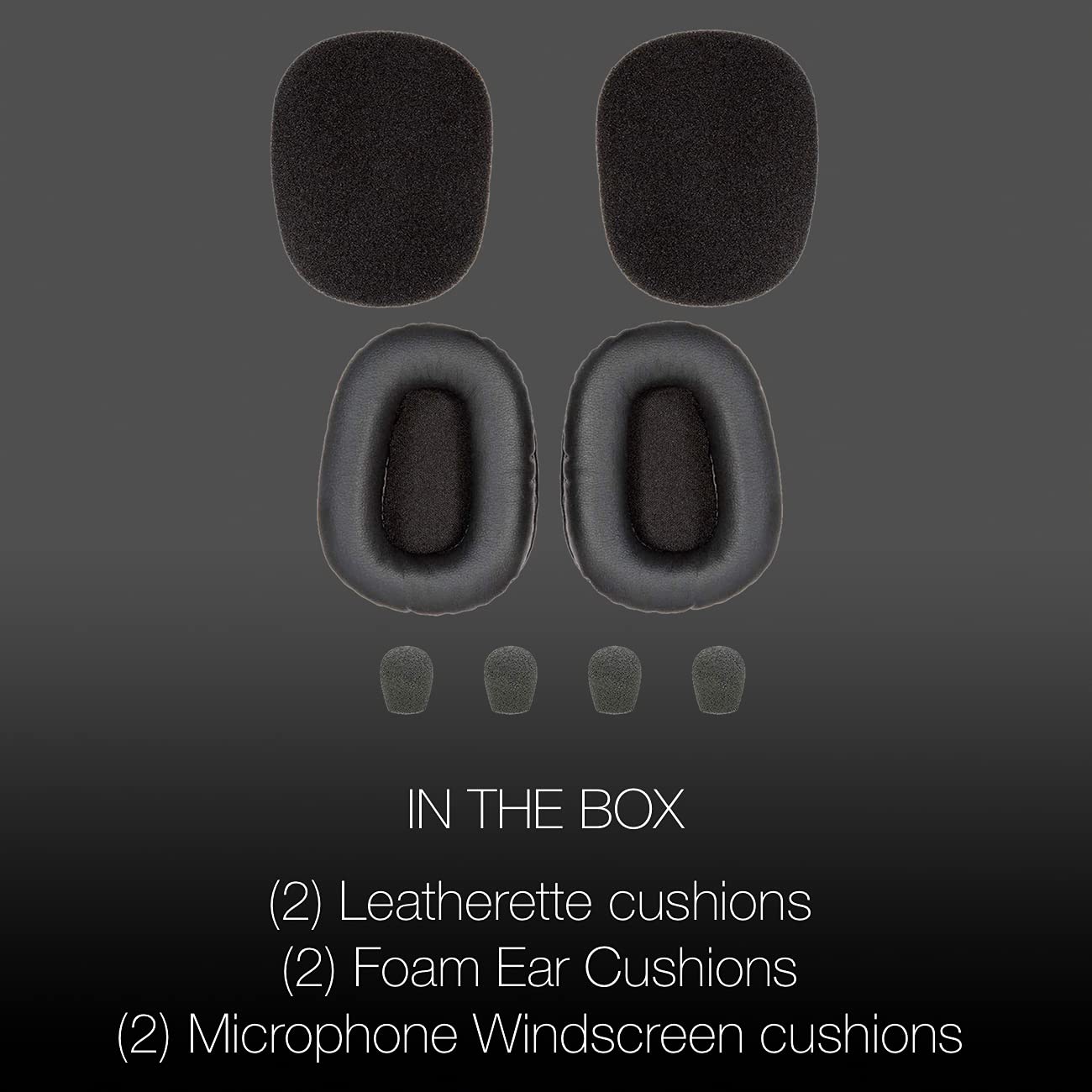Ear Cushions Kit Made for BlueParrott B450 XT - Extra-Thick Memory-Foam Cushion for All Day Comfort Restores Original Headset Comfort - Ideal for High