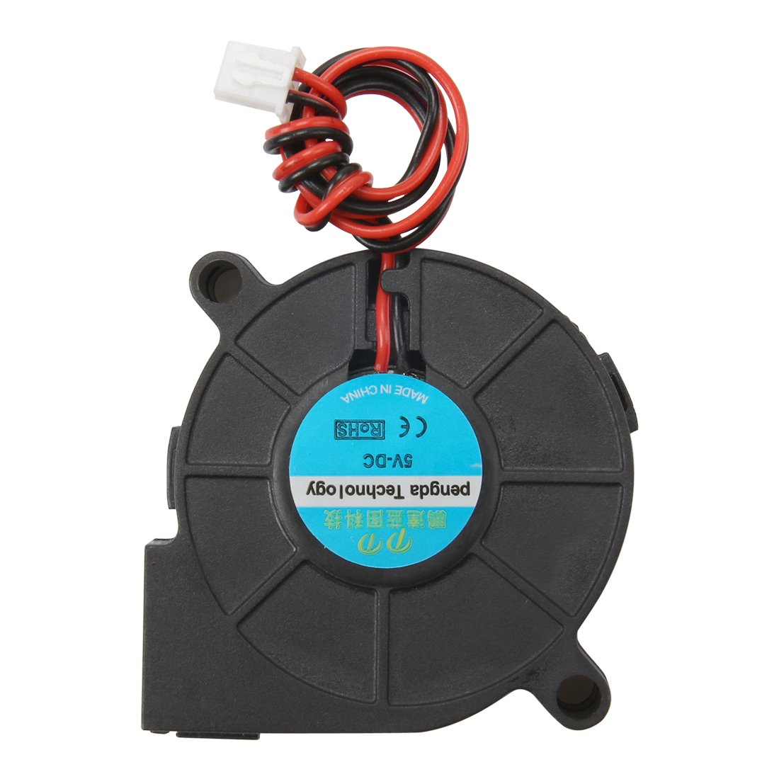 Comidox 5Pcs Black Brushless DC Cooling Blower Fan 5015S 5V 0.1-0.3A 50x15mm