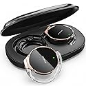 On Ear Headphones Bluetooth 5.4, Noise Cancelling Open Ear Headphones Wireless, Water-Drop Shaped Clip On Sport Headset Bluetooth with 4 Microphone…