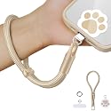 NUANJUYU 360° Rotatable Phone Lanyard, Tangle-Free Design with Cat Lock, Adjustable Anti-Lost Soft Wrist Strap for Men Women iPhone?White?