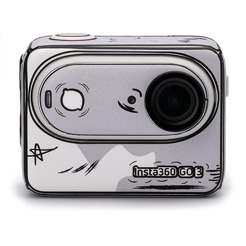 Protective Sticker for Motion Camera Body for Insta 360 GO 3 - Waterproof, Scratch Resistant, Sweatproof, 3M Material (2D Graffiti)