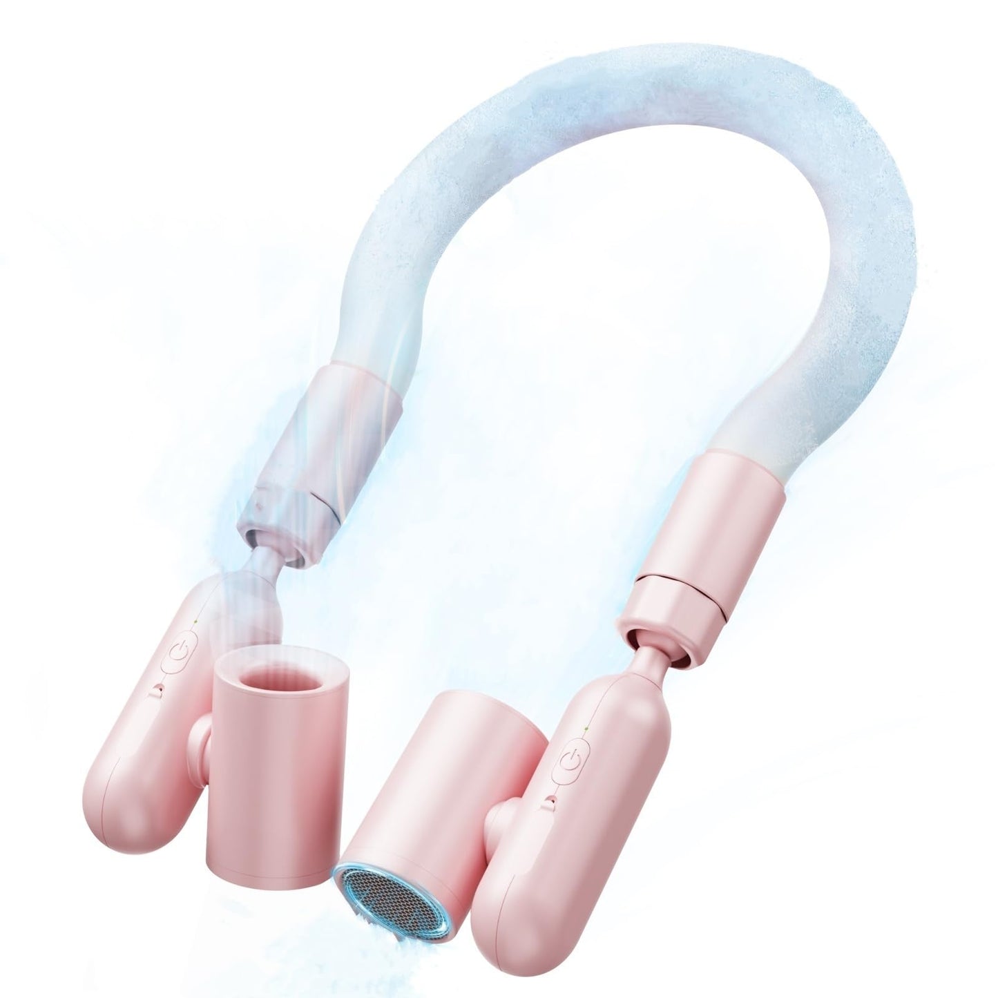 muriciter Portable Personal Neck Cooling Fan: Neck Fans Blowing Cold Air - USB Rechargeable Wearable Personal Cooler with 6000mAh Battery for Travel