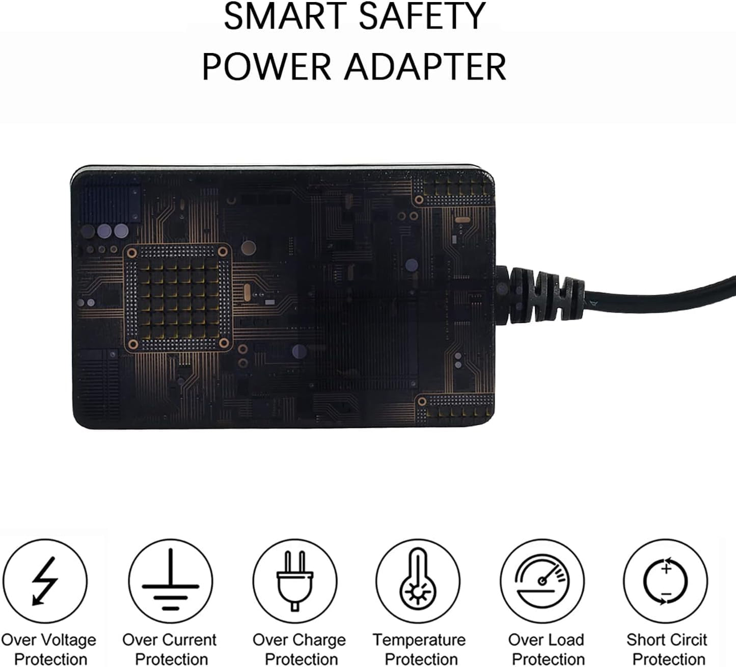 26V 1A Power Supply Charger Cable (Input AC 100V-240V, Output DC 26 Volt 1 Amp 26 Watt) Adapter Transformer Converter DC 5.5mm x 2.1mm / 5.5mm x 2.5mm