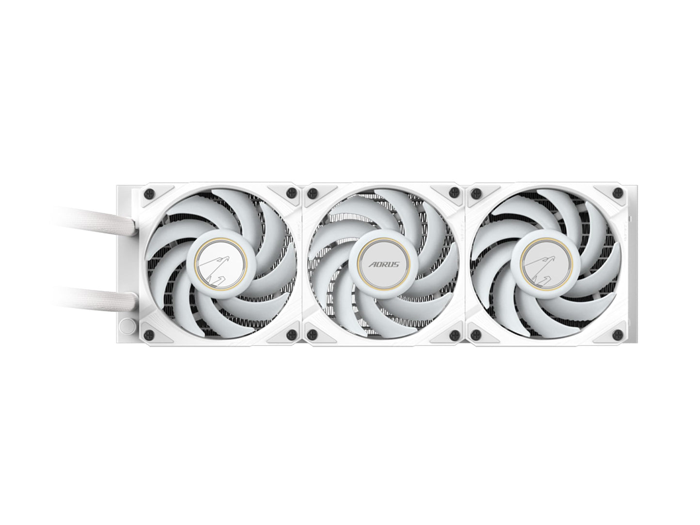 AORUS WATERFORCE X II 360 ICE Liquid CPU Cooler, 360mm Radiator with 3X 120mm Low Noise ARGB Fans, Compatible with Intel LGA1851, LGA1700, and AMD AM5