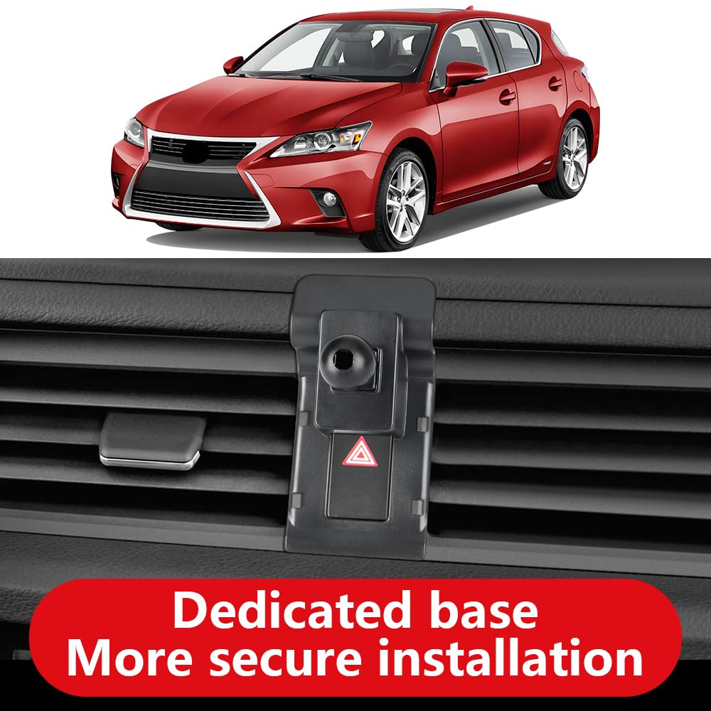 LUNQIN Car Phone Holder for Lexus CT 200h 2011 2012 2013 2014 2015 2016 2017 Auto Accessories Navigation Bracket Interior Decoration Screen Dash Board